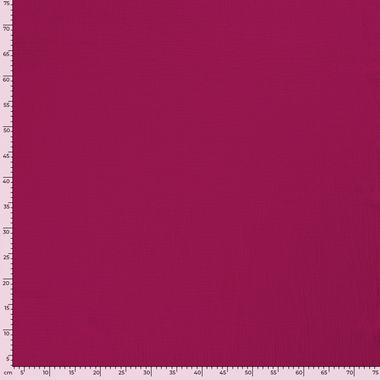 -Katoen stof - Hydrofielstof uni - fuchsia - 3001-017 - Katoen stof - Hydrofielstof uni - fuchsia - 3001-017