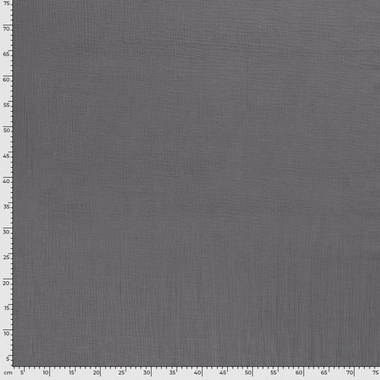 -Katoen stof - Hydrofielstof uni - grijs - 3001-063 - Katoen stof - Hydrofielstof uni - grijs - 3001-063
