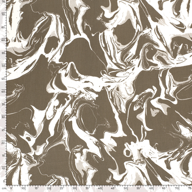 -Viscose stof - abstract - taupe grijs - 20152-054 - Viscose stof - abstract - taupe grijs - 20152-054