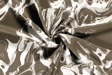 -Viscose stof - abstract - taupe grijs - 20152-054 - Viscose stof - abstract - taupe grijs - 20152-054