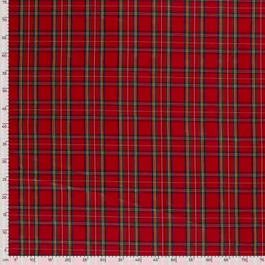 -Geruite stof - Schotse ruit - rood - 5192-015 - Geruite stof - Schotse ruit - rood - 5192-015