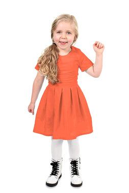-Katoen stof - uni - oranje - 5569-036 - Katoen stof - uni - oranje - 5569-036