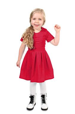 -Katoen stof - uni - rood - 5569-015 - Katoen stof - uni - rood - 5569-015