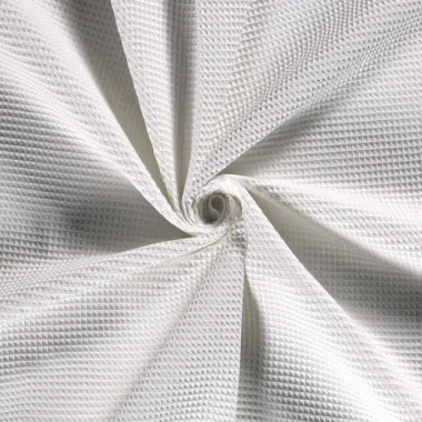 -Katoen stof - wafelkatoen - wit - 2903-050 - Katoen stof - wafelkatoen - wit - 2903-050