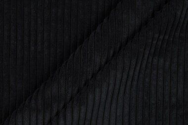 -Interieurstof - velours deco corduroy - zwart - 5292-001 - Interieurstof - velours deco corduroy - zwart - 5292-001
