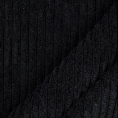 -Interieurstof - velours deco corduroy - zwart - 5292-001 - Interieurstof - velours deco corduroy - zwart - 5292-001