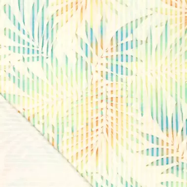 -Tricot stof - digitaal palm leaves - wit groen - 20845-315 - Tricot stof - digitaal palm leaves - wit groen - 20845-315