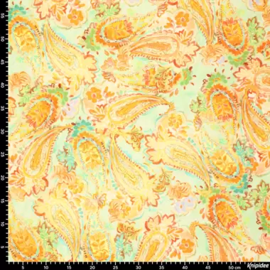 -Katoen stof - digitaal paisley - poplin - stretch - multi - 20509-445 - Katoen stof - digitaal paisley - poplin - stretch - multi - 20509-445