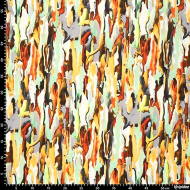 -Katoen stof - katoen satijn - abstract - multi - 20915-325 - Katoen stof - katoen satijn - abstract - multi - 20915-325