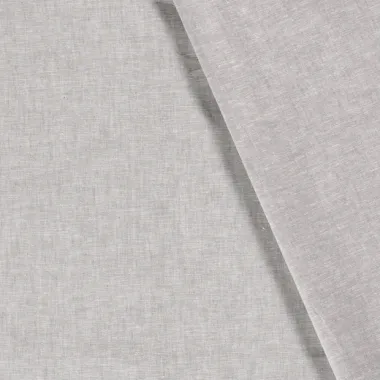 -Linnen stof - linnen mix chambré - melange licht grijs - 23031-061 - Linnen stof - linnen mix chambré - melange licht grijs - 23031-061