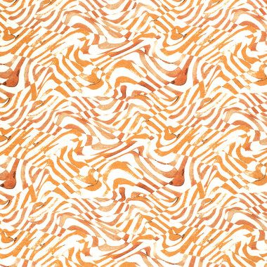 -Viscose stof - nylon twill - abstract - oker wit - 21031-134 - Viscose stof - nylon twill - abstract - oker wit - 21031-134