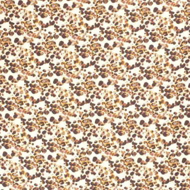 -Viscose stof - fantasie - oranje bruin wit - 21046-036 - Viscose stof - fantasie - oranje bruin wit - 21046-036