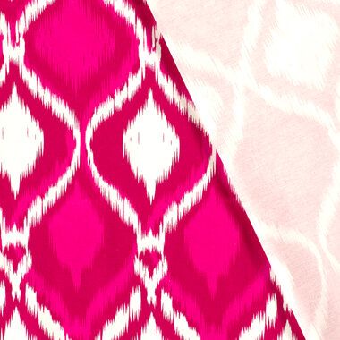 -Katoen stof - katoen satijn - abstract - fuchsia - 21082-017 - Katoen stof - katoen satijn - abstract - fuchsia - 21082-017