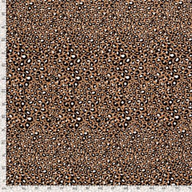 -Tricot stof - panter - bruin - 21101-054 - Tricot stof - panter - bruin - 21101-054