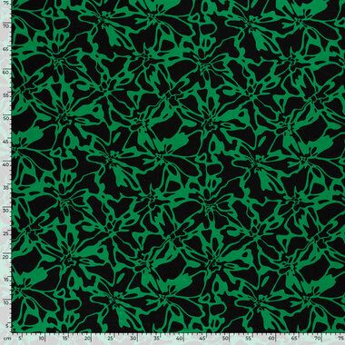 -Tricot stof - abstract - groen - 21103-025 - Tricot stof - abstract - groen - 21103-025