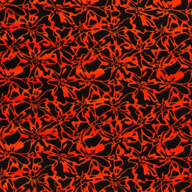-Tricot stof - abstract - oranje - 21103-036 - Tricot stof - abstract - oranje - 21103-036