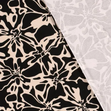 -Tricot stof - abstract - beige - 21103-052 - Tricot stof - abstract - beige - 21103-052