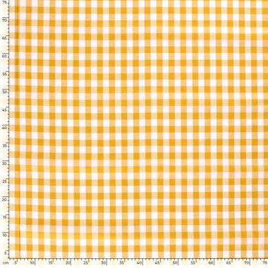 -Katoen stof - Boerenbont ruit (1,5cm) - oker - 5583-034 - Katoen stof - Boerenbont ruit (1,5cm) - oker - 5583-034