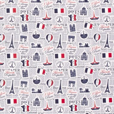 -Katoen stof - poplin - Frankrijk - licht grijs - 21563-061 - Katoen stof - poplin - Frankrijk - licht grijs - 21563-061