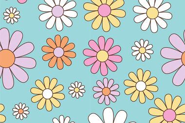 -Tricot stof - bloemen - mint blauw - 21810-021 - Tricot stof - bloemen - mint blauw - 21810-021