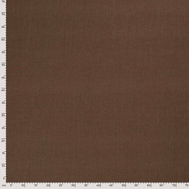-Viscose stof - linnenmix slub - bruin - 13579-055 - Viscose stof - linnenmix slub - bruin - 13579-055