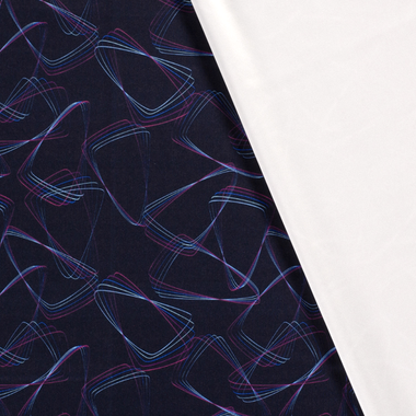 -Tricot stof - sportswear - aubergine - abstract - 20321-046 - Tricot stof - sportswear - aubergine - abstract - 20321-046