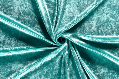 -Velours de panne stof - aqua - 5666-104 - Velours de panne stof - aqua - 5666-104
