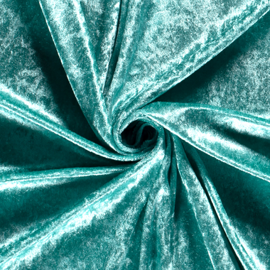 -Velours de panne stof - aqua - 5666-104 - Velours de panne stof - aqua - 5666-104