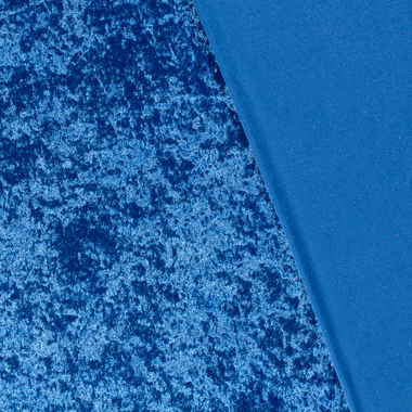 -Velours de panne stof - kobaltblauw - 5666-005 - Velours de panne stof - kobaltblauw - 5666-005