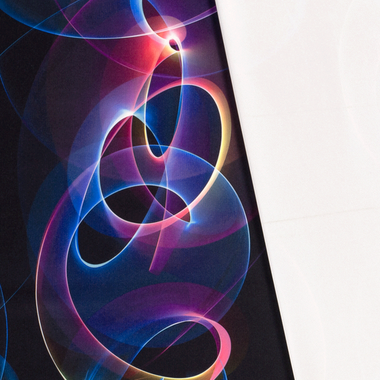 -Tricot stof - sportswear - abstract - zwart multi - 20254-069 - Tricot stof - sportswear - abstract - zwart multi - 20254-069