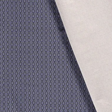 -Stretch stof - bengaline - abstract - grijs blauw - 22227-027 - Stretch stof - bengaline - abstract - grijs blauw - 22227-027