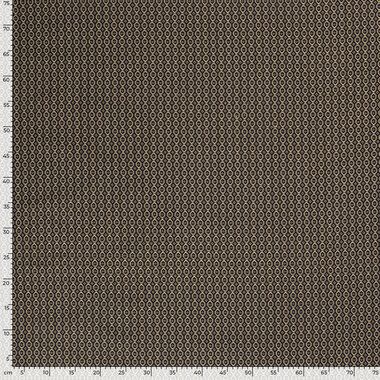 -Stretch stof - bengaline - abstract - gebroken wit zwart - 22227-051 - Stretch stof - bengaline - abstract - gebroken wit zwart - 22227-051