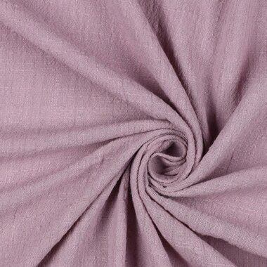 -Katoen stof - slub washed - licht paars - 7477-016 - Katoen stof - slub washed - licht paars - 7477-016