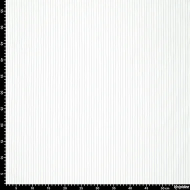 -Katoen stof - poplin - gestreept - wit blauw - 20632-003 - Katoen stof - poplin - gestreept - wit blauw - 20632-003