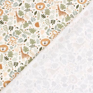 -Tricot stof - natuur - - Tricot stof - natuur - 