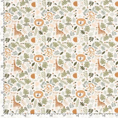 -Tricot stof - natuur - - Tricot stof - natuur - 