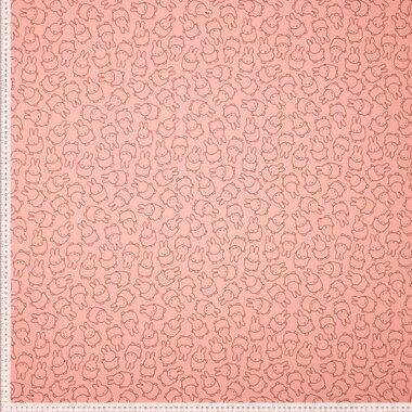 -Tricot stof - Nijntje Miffy - roze - 661008-30 - Tricot stof - Nijntje Miffy - roze - 661008-30