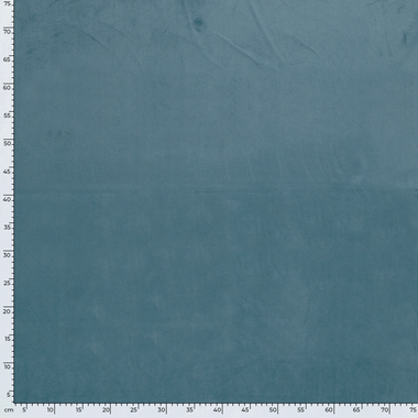 -Interieur en decoratiestof velvet - staalblauw - 1500-007 - Interieur en decoratiestof velvet - staalblauw - 1500-007
