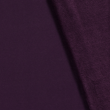 -Fleece stof - Alpenfleece - donkerpaars - 14370-045 - Fleece stof - Alpenfleece - donkerpaars - 14370-045