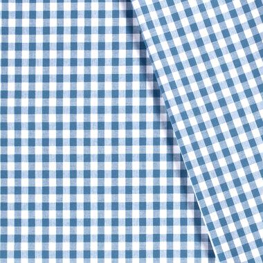 -NB 5635-006 Baumwolle mini Karo blau 1 cm - NB 5635-006 Baumwolle mini Karo blau 1 cm