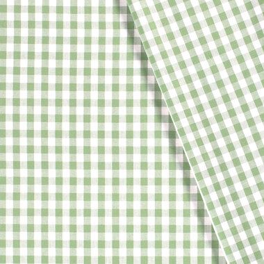 -Katoen stof - boerenbont ruit (1cm) - oudgroen - 5635-021 - Katoen stof - boerenbont ruit (1cm) - oudgroen - 5635-021