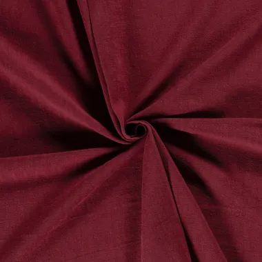 -Linnen stof - mix - stone washed - bordeaux - 2155-018 - Linnen stof - mix - stone washed - bordeaux - 2155-018
