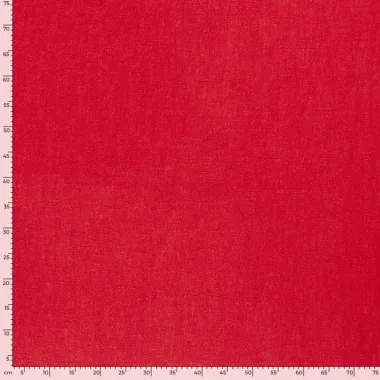-Linnen stof - mix - stone washed - rood - 2155-115 - Linnen stof - mix - stone washed - rood - 2155-115