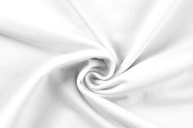 -Tricot stof - French Terry - wit - 0196-500 - Tricot stof - French Terry - wit - 0196-500