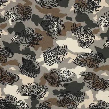 -Jersey - French Terry - Armee - taupe - 23/3084-004 - Jersey - French Terry - Armee - taupe - 23/3084-004