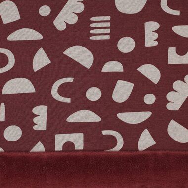 -Gebreide stof - abstract - bordeaux - 23/3153-016 - Gebreide stof - abstract - bordeaux - 23/3153-016