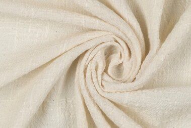 -Katoen stof - slub washed - naturel - 7477-014 - Katoen stof - slub washed - naturel - 7477-014