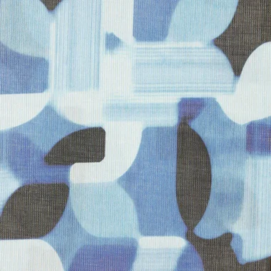 -Katoen stof - abstract - blauw multi - 21103-650 - Katoen stof - abstract - blauw multi - 21103-650