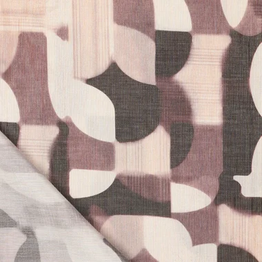 -Katoen stof - abstract - roze multi - 21103-830 - Katoen stof - abstract - roze multi - 21103-830