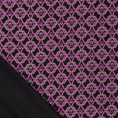 -Tricot stof - punta di roma - abstract - roze - 21120-870 - Tricot stof - punta di roma - abstract - roze - 21120-870